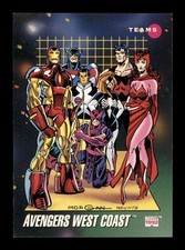 176 Avengers West Coast Teams Impel Marvel 1992 Trading Card TCG