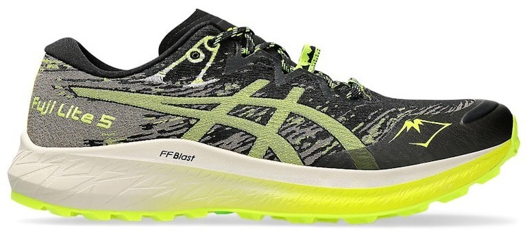 富士5 Asics Fuji Lite 5 Black Safety Yellow for sale | eBay