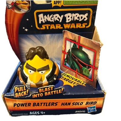 Angry Birds Star Wars Hans Solo Bird Power Battlers NIB Hasbro new in box 