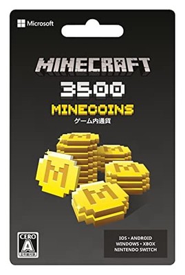 Minecraft Minecoin Pack 3500 Minecoins   Xbox One   Windows 10   Nintendo Switch