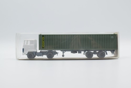 Wiking H0 24523 Ford Container semirremolque "Clou" verde/blanco | Zustand: Gebraucht