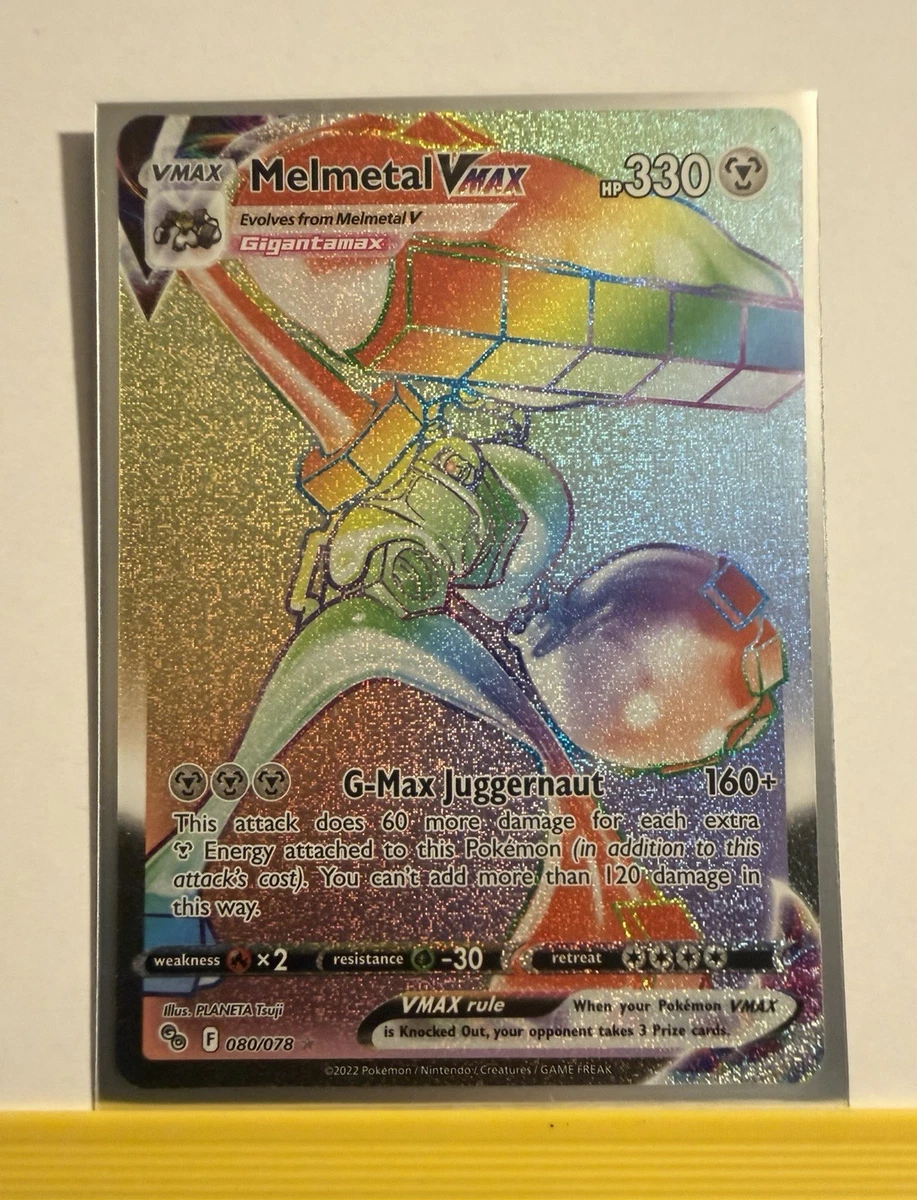 melmetal vmax pokemon card price V & 048/078 - Go your opponent takes 3 Prize cards Melmetal VMAX - Pokmon Go