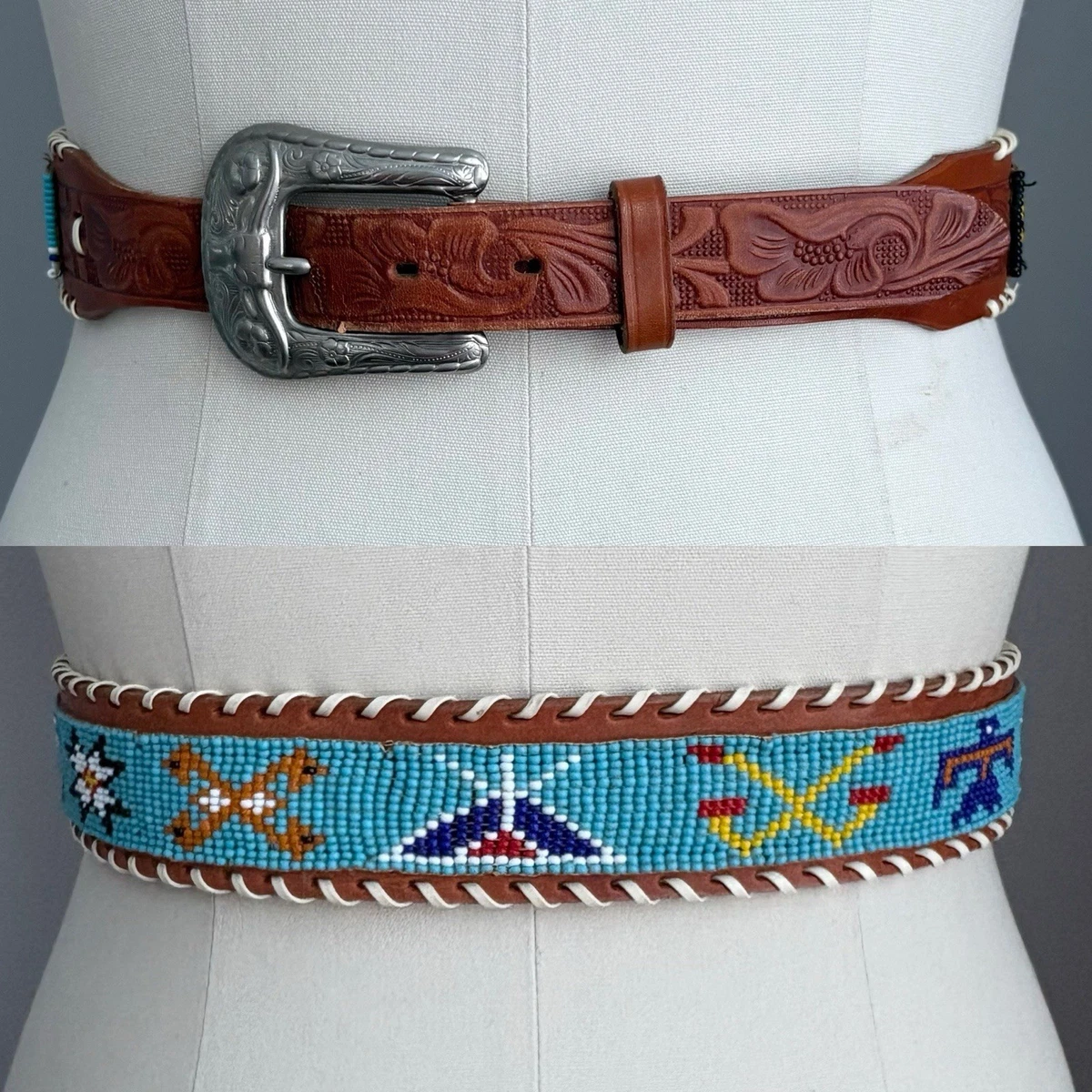 Leather Multi-Color 1970s Vintage Belts for sale | eBay display picture 1