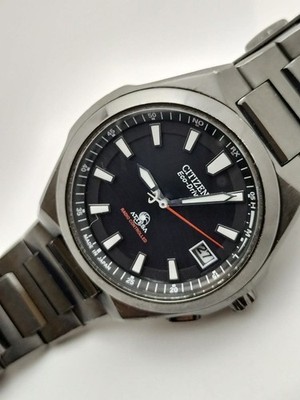 Citizen Attesa All Black Limited Edition Solar Radio Control From Japan