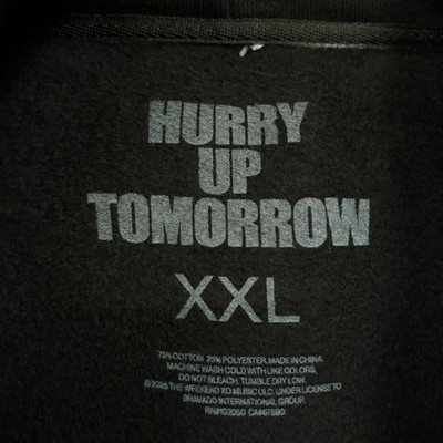 The Weeknd Hurry Up Tomorrow Film Album Synth Pop Hoodie XXL | eBay