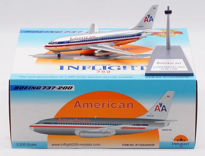 American Airlines Boeing 737-247 N4501W 1:200 Metall Flugzeug Modell