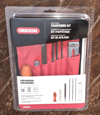Oregon Saw Chain Sharpening Kit UNIVERSAL 5/32'', 3/16'' & 7/32'' - Item #584816