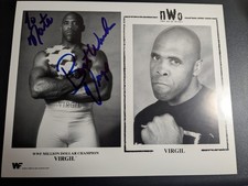 WWF Million Dollar Champion Virgil Personalized Signed Photo 8x10