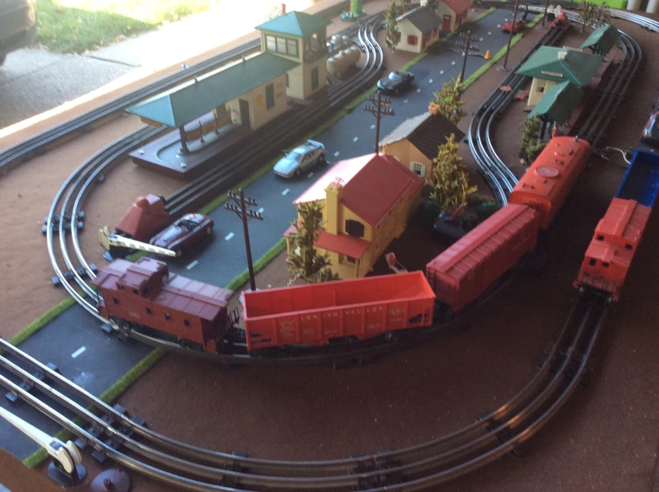 Lionel O Gauge Layout and 2 Trains - Image 2 of 4
