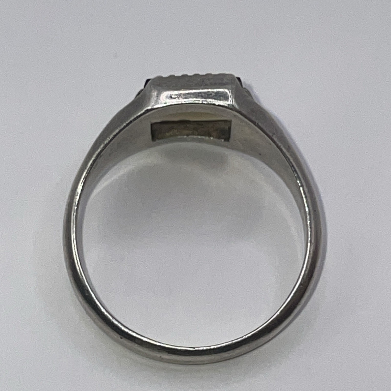 Rectangle Dendritic Agate Set Sterling Silver Rin… - image 7