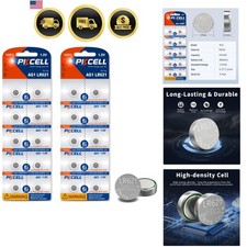 20 Pack SR621sw Watch Battery AG1 Battery 1.5V LR621 363 364 Battery Suitab...