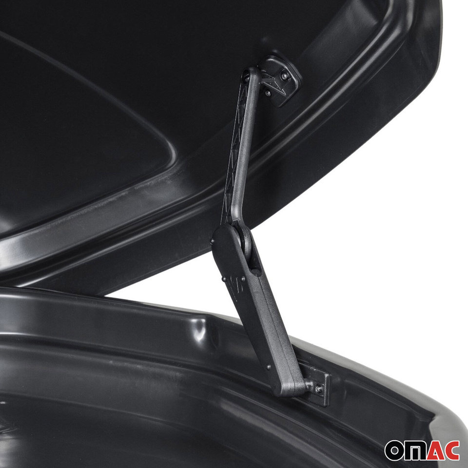 Roof Cargo Box 11 Cubic Feet Black Roof Mount for Ford Roof Rack by 1Pc ...