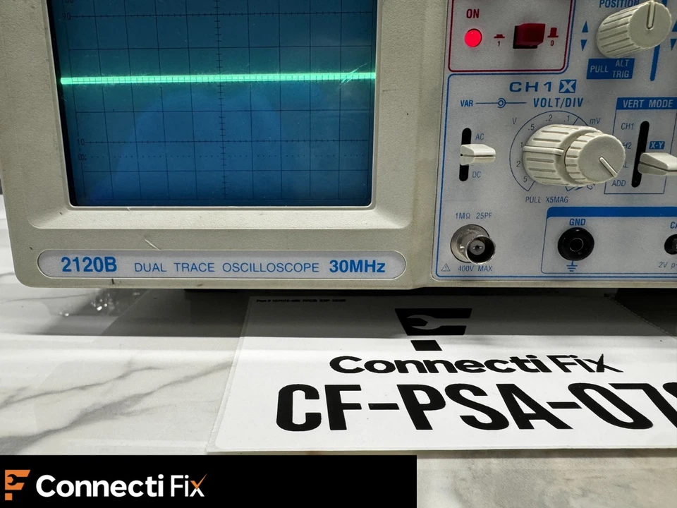 Осциллограф двойной трассировки B&K Precision 2120B - 30 МГц - (CF-PSA-079) - Изображение 2 из 4