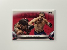 2018 Ufc Topps Knockout Brian Ortega Red /8 True First Rookie Rc