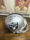 Ted Hendricks Signed Oakland Raiders Mini Helmet  w/HOF ‘90 Inscription
