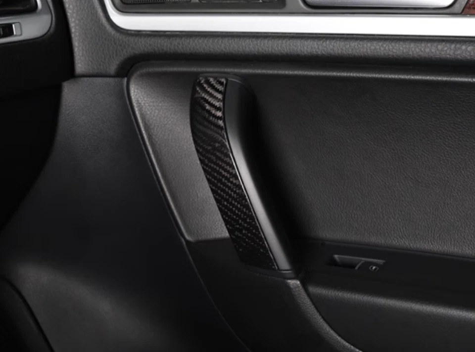 Real Carbon Fiber Inner door bowl Decorative trim For Volkswagen Touareg 11-2018 - Image 3 of 4