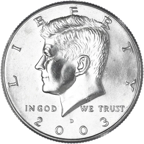 2003 D KENNEDY  Half Dollar  50c  BU  from  Mint Set