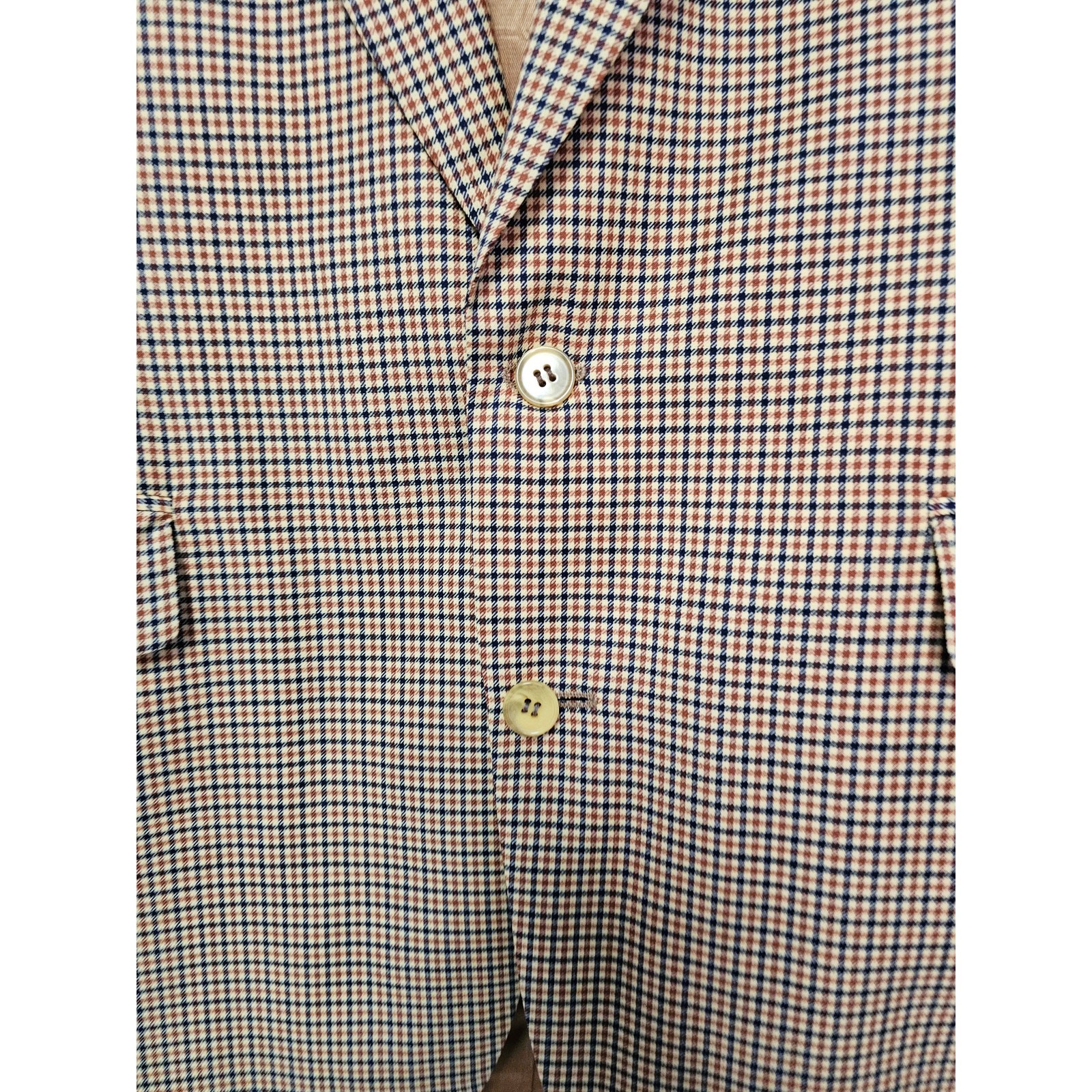 Vintage Christian Dior Monsieur Checkered Blazer Jacket Wool Silk Size L Men's image 3
