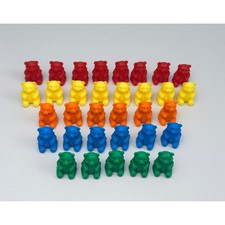 Learning Resources Counting Bears Math Counters Small Toy Animals 33-Piece Set