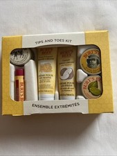 Burt's Bees Tips and Toes Gift Set, Hand, Foot, Cuticle Cream, Hand Salve, Lip B