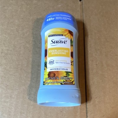 Suave 48-Hour Protection Everlasting Sunshine Invisible Solid Stick 2.6 oz