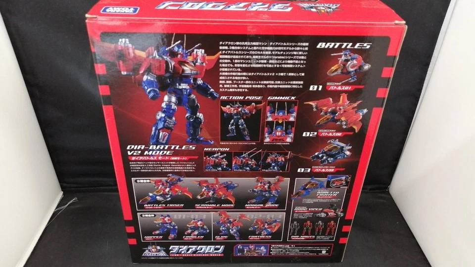 TAKARA TOMY Diaclone DA-01 Dia Battles V2 Transforming Robot Figure Japan - Image 4 of 4
