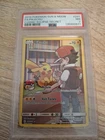 2019 POKEMON SUN & MOON COSMIC ECLIPSE SECRET #241 FULL ART/PIKACHU PSA 7