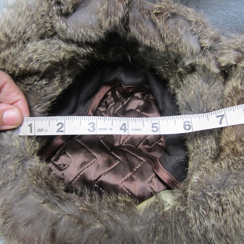 Vintage North King Fur Trapper Rabbit Fur Hat Ushanka Brown - 第 3/12 張圖片