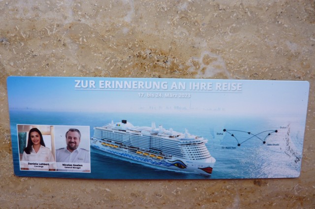 Neuer Aida Clubschiff Magnet Orient Reise 17.03.-24.03.2023 Nicolas Gaelen Neuer Aida Clubschiff Magnet Orient Reise 17.03.-24.03.2023 Nicolas Gaelen