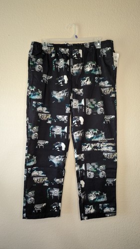 NWT Disney Parks A Silly Symphony THE SKELETON DANCE Adult Drawstring Pants Sz L - Picture 1 of 9