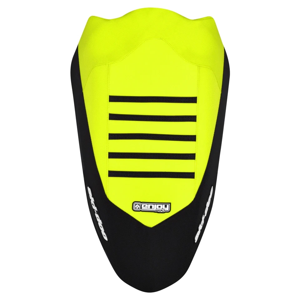Skidoo MX Z 500 600 800 R SEAT COVER X HO TNT 1200 MXZ XX  BLK/NEON YEL/BLK #301 - Image 3 of 4