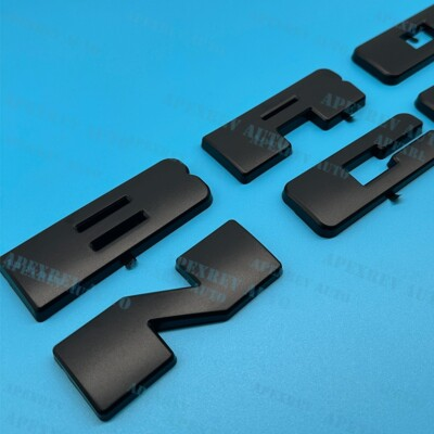 #ad ABS Front Grille Emblem Letter Overlay Decal Decor Cover Trim For Badge Black $29.99