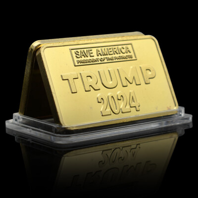 Donald Trump Challenge Coin 2024 – Metall-Medaille „In God We Trust“, Sammlergeschenk