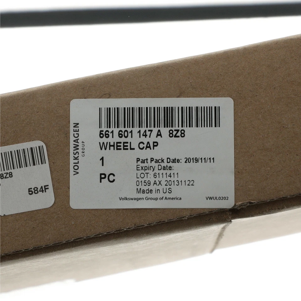 2012-2017 VW Volkswagen Passat Single 16" 16 INCH Wheel Hubcap OEM 561601147A8Z8 - Image 4 of 4