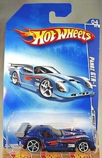 2009 Hot Wheels #70 HW Racing 4/10 PANOZ GTR-1 Blue Variation w/White OH5Sp-Vari