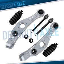 Front Lower Forward Control Arms Inner Tie Rods for 2005 2006 Infiniti G35 X AWD