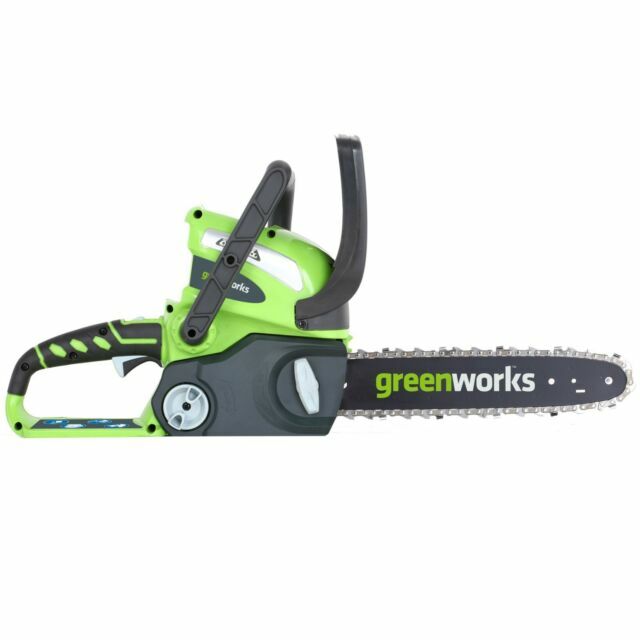 GreenWorks 40V 12-Inch Cordless Chainsaw, Tool Only, 20292