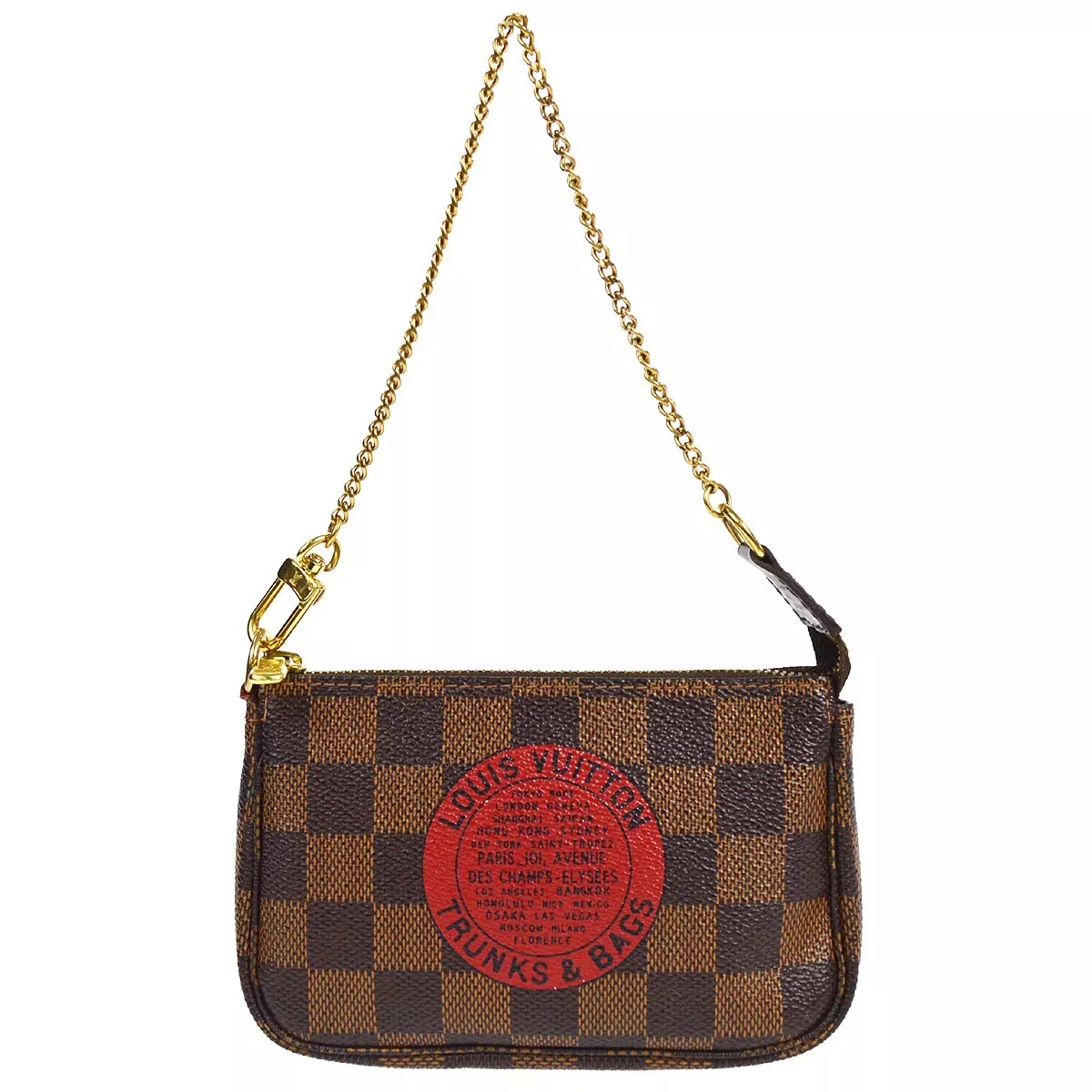 LOUIS VUITTON T&B MINI POCHETTE ACCESSOIRES POUCH DAMIER FL0048 N58011 26877