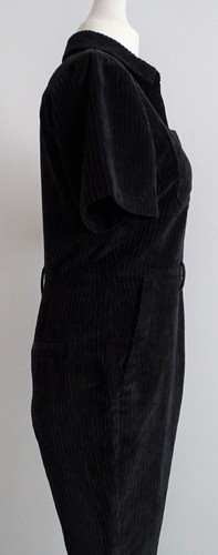 Tuta caldaia donna Next nera in corda gamba conica (Reg/Petit) UK 6 - 20 RRP £ 52 - Foto 11 di 14