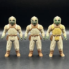 Star Wars ROTJ Kenner Vintage 1983 Klaatu Skiff Guard Outfit Army Builder Lot 3
