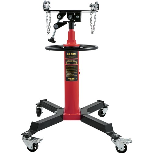 VEVOR Transmission Jack 1322 lbs 2-Stage Hydraulic High Lift Vertical Telescopic - Picture 10 of 12