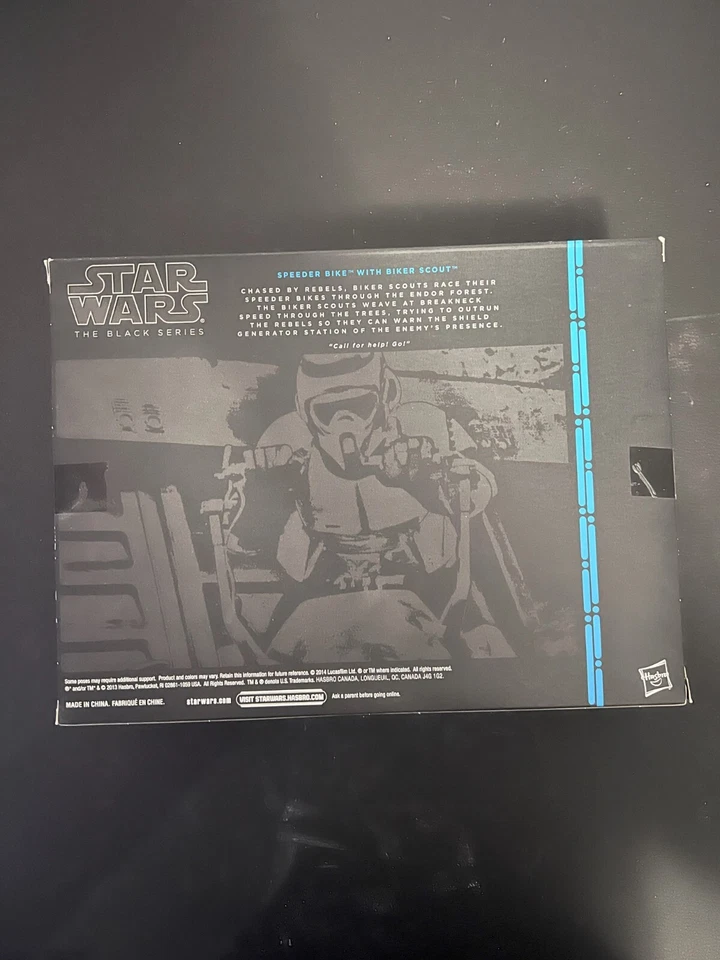 Bicicleta Speeder Star Wars Black Series con Biker Scout 6 pulgadas Foto 3 de 3