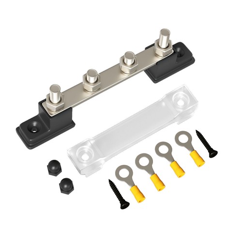 Single Row 2-way Busbars DC 150A High Current Busbar 48V Busbar OT Terminal Part - Picture 8 of 11