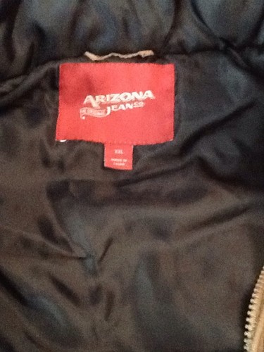 Gilet trapuntato uomo con cerniera anteriore di Arizona TG XXL marrone con interno nero - Foto 5 di 5