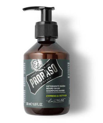 Proraso Firenze Detergente Barba Beard Wash - Cypress & Vetvver- 200ml 6.8 FL oz