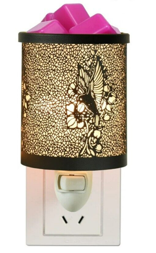 Metal HUMMINGBIRD Wax Melt Wall plug in warmer GREAT GIFT! - Afbeelding 1 van 5