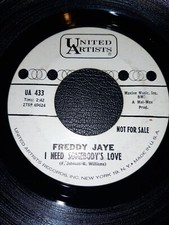 !! RARE DEMO !! FREDDY JAYE " I  NEED SOMEBODY'S LOVE" NORTHERN SOUL 