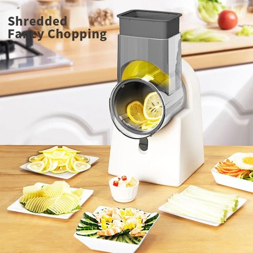 Multifunctional 4-in-1 Handheld Electric Vegetable Cutter Set Rotary Shredder - Picture 1 of 6