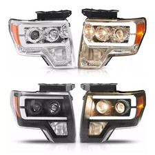 Projector Headlights Assembly LED DRL For Ford F150 2009-2014 Headlamps RH&LH