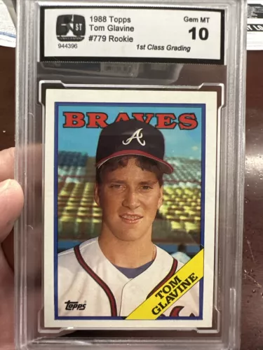 1988 TOPPS #779 TOM GLAVINE RC BRAVES HOF Mt 10